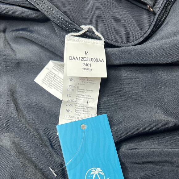 Cupshe One Piece Mesh Tummy Control Black Swimsuit Size M - Picture 8 of 8